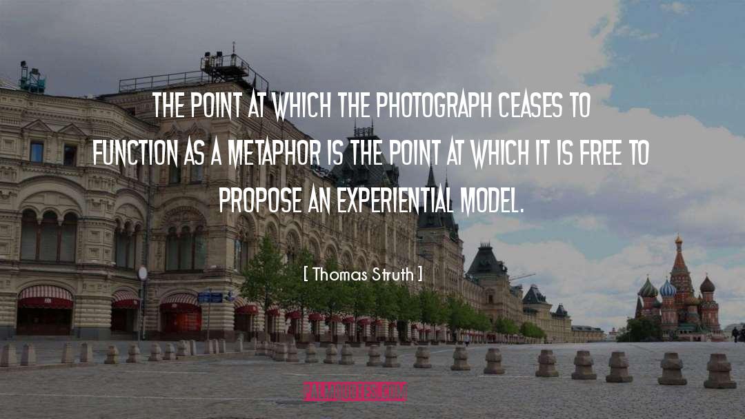 Thomas Struth Quotes: The point at which the