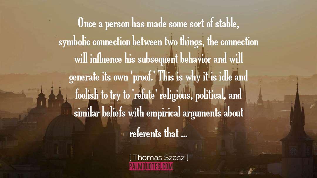 Thomas Szasz Quotes: Once a person has made