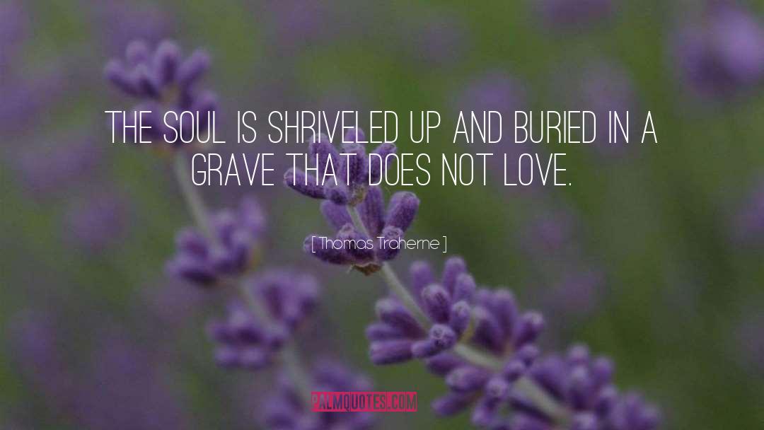 Thomas Traherne Quotes: The Soul is shriveled up