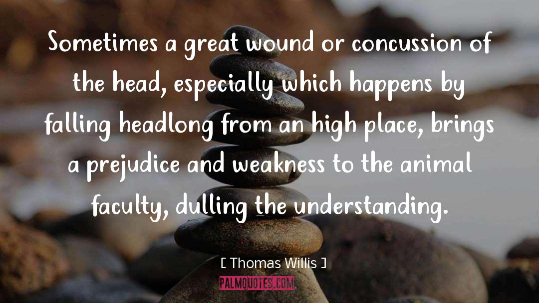 Thomas Willis Quotes: Sometimes a great wound or