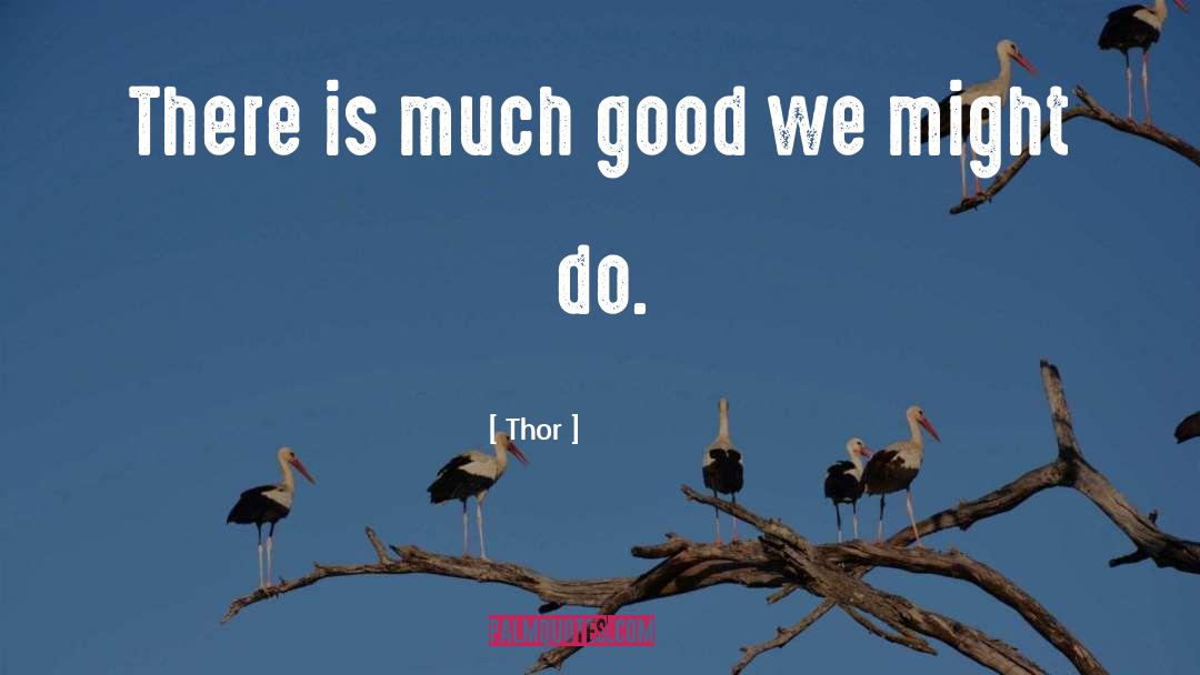 Thor Quotes: There is much good we