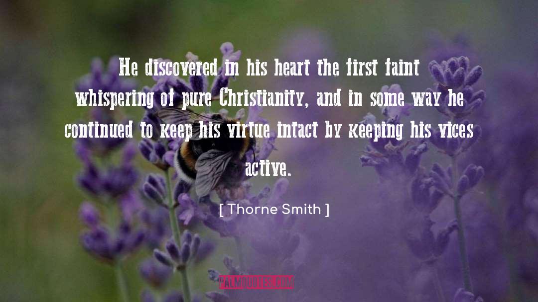 Thorne Smith Quotes: He discovered in his heart