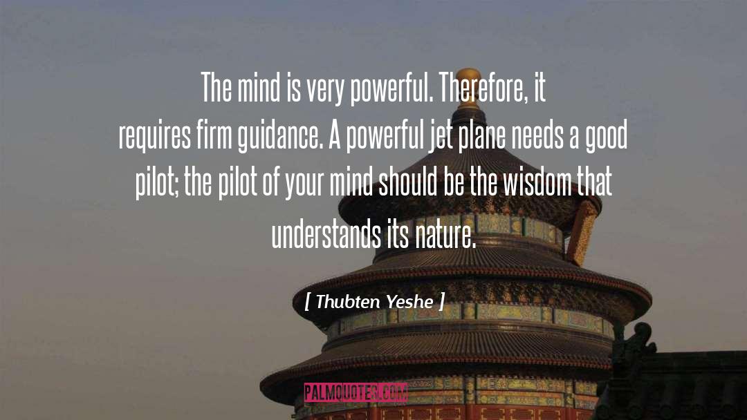 Thubten Yeshe Quotes: The mind is very powerful.