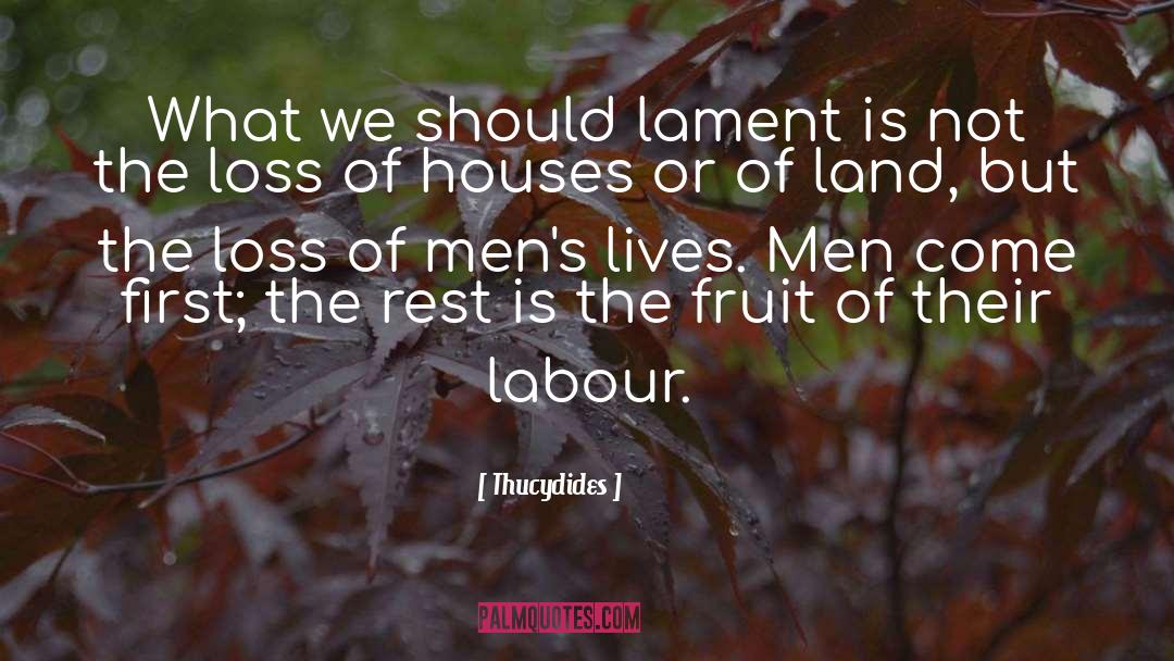 Thucydides Quotes: What we should lament is