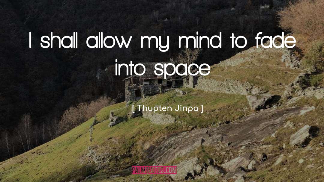 Thupten Jinpa Quotes: I shall allow my mind