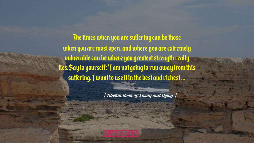 Tibetan Book Of Living And Dying Quotes: The times when you are