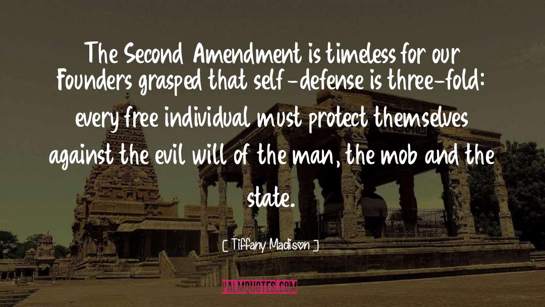 Tiffany Madison Quotes: The Second Amendment is timeless