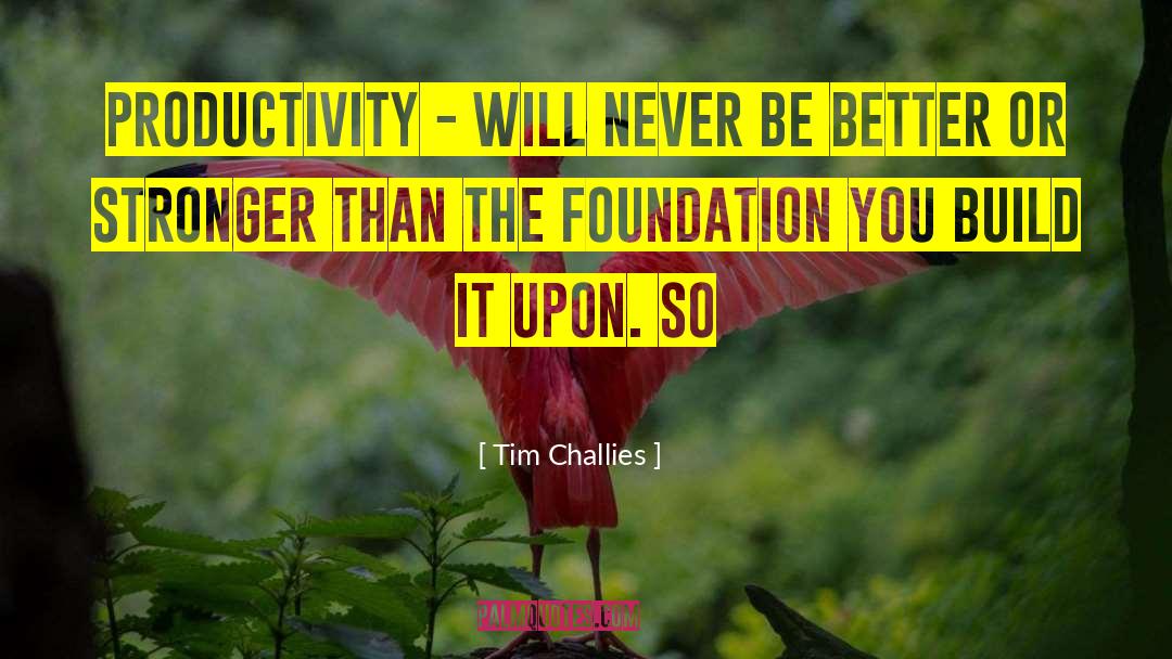 Tim Challies Quotes: Productivity - will never be