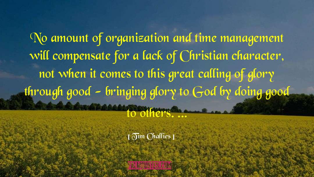 Tim Challies Quotes: No amount of organization and