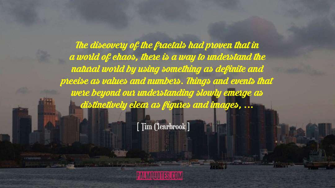 Tim Clearbrook Quotes: The discovery of the fractals