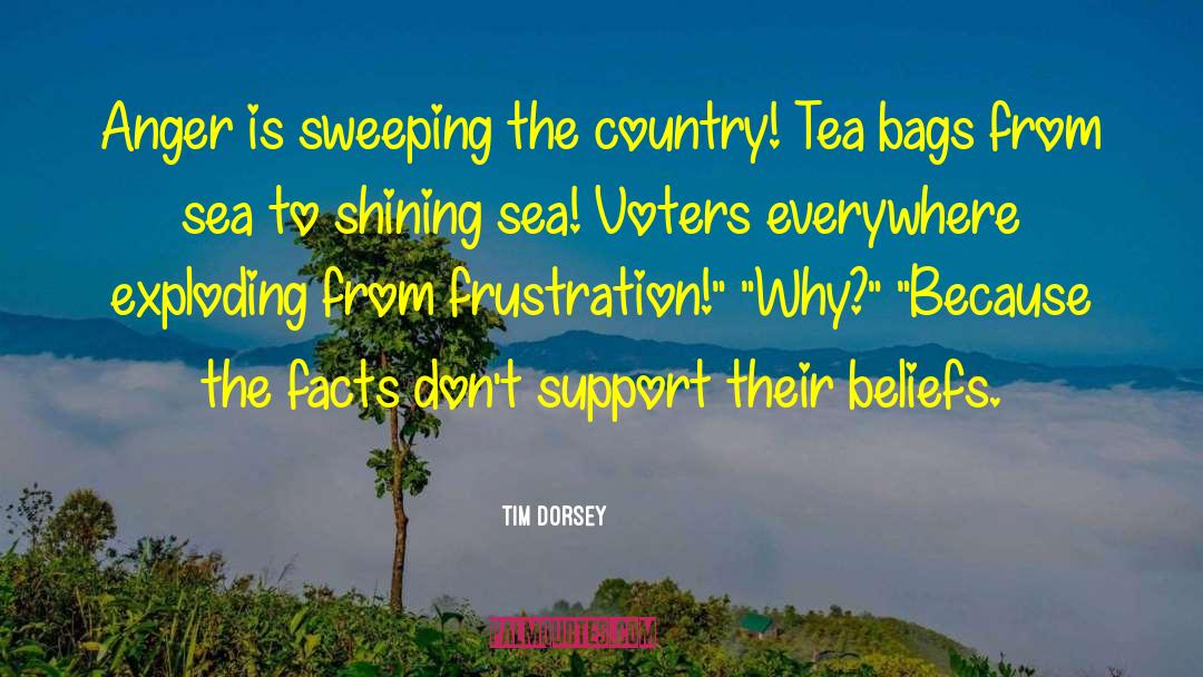 Tim Dorsey Quotes: Anger is sweeping the country!