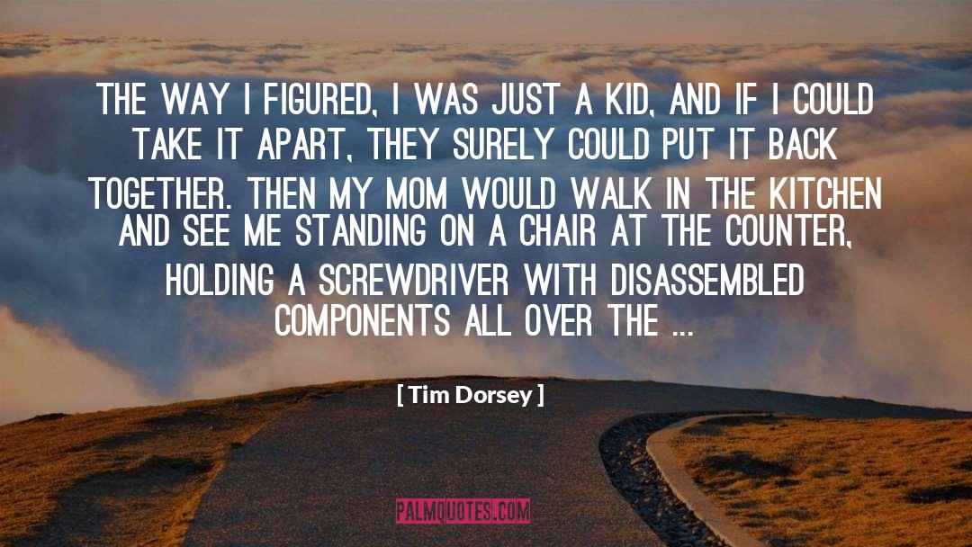 Tim Dorsey Quotes: The way I figured, I