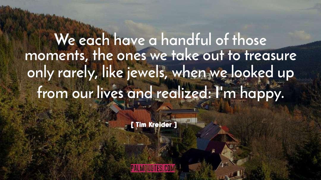 Tim Kreider Quotes: We each have a handful