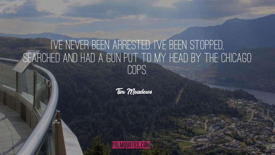 Tim Meadows Quotes: I've never been arrested. I've