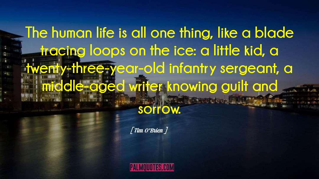 Tim O'Brien Quotes: The human life is all