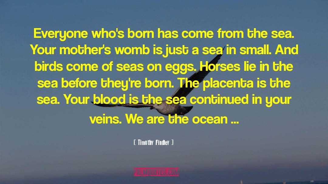 Timothy Findley Quotes: Everyone who's born has come