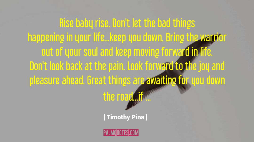 Timothy Pina Quotes: Rise baby rise. Don't let