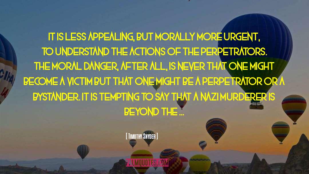 Timothy Snyder Quotes: It is less appealing, but