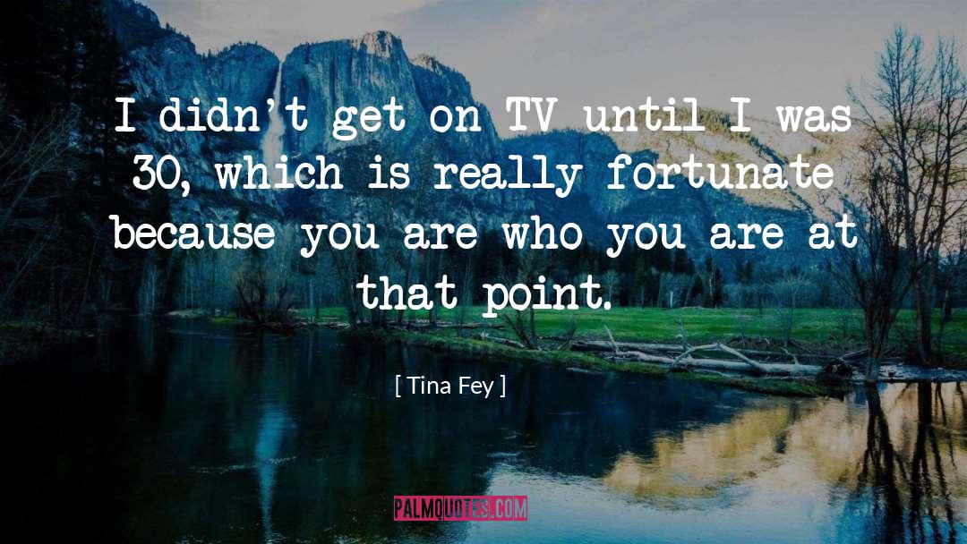 Tina Fey Quotes: I didn't get on TV