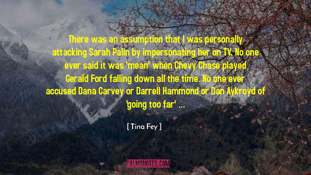 Tina Fey Quotes: There was an assumption that