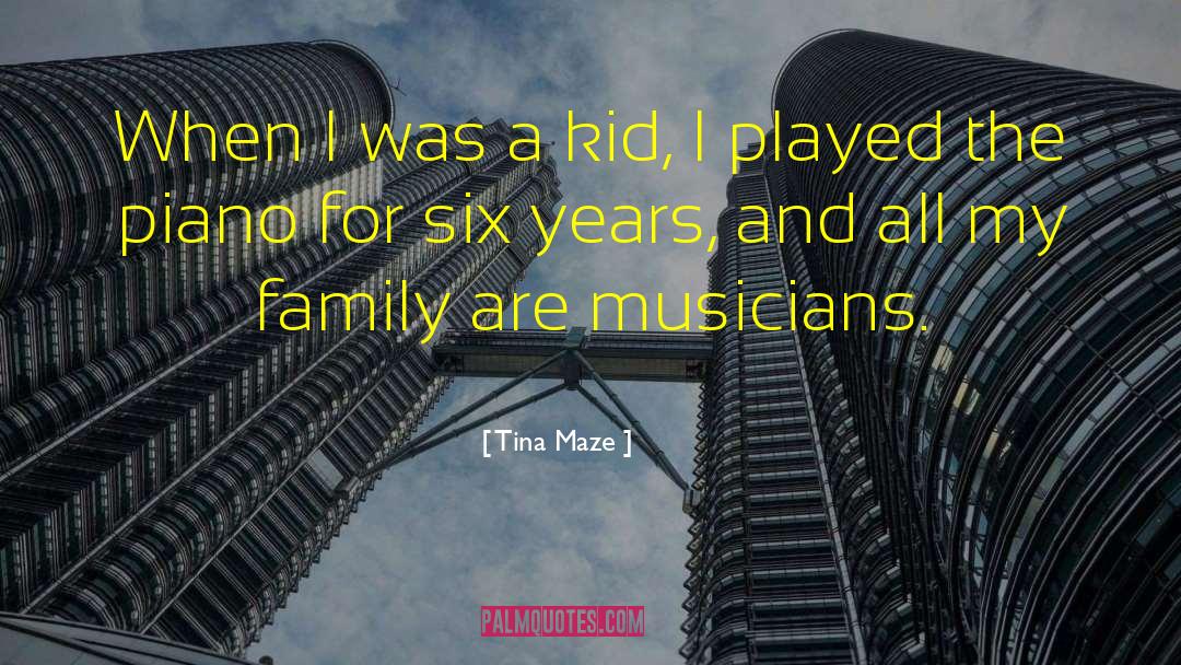 Tina Maze Quotes: When I was a kid,