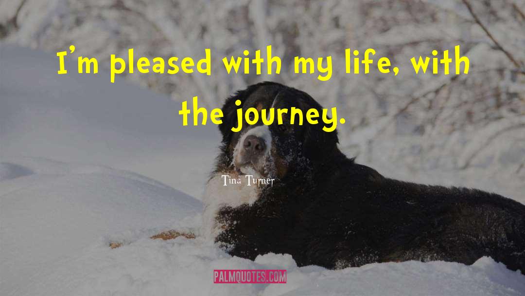 Tina Turner Quotes: I'm pleased with my life,