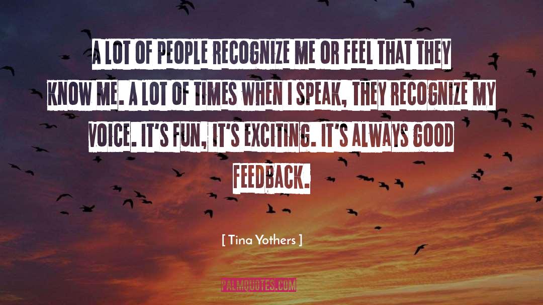 Tina Yothers Quotes: A lot of people recognize