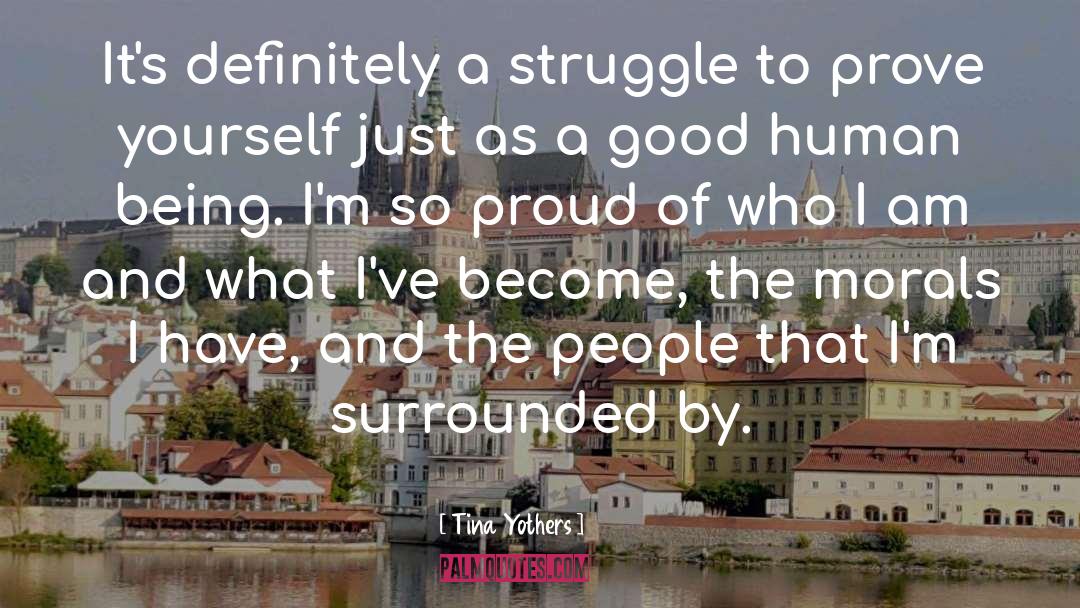 Tina Yothers Quotes: It's definitely a struggle to
