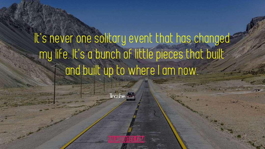 Tinashe Quotes: It's never one solitary event