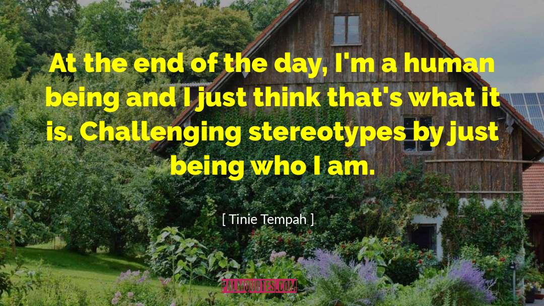 Tinie Tempah Quotes: At the end of the