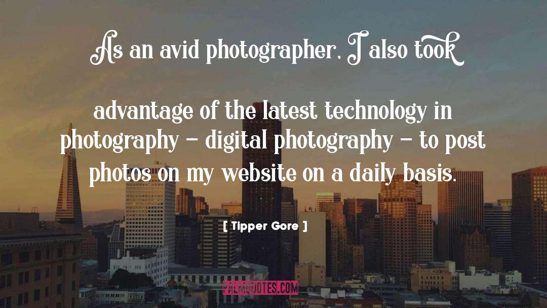 Tipper Gore Quotes: As an avid photographer, I