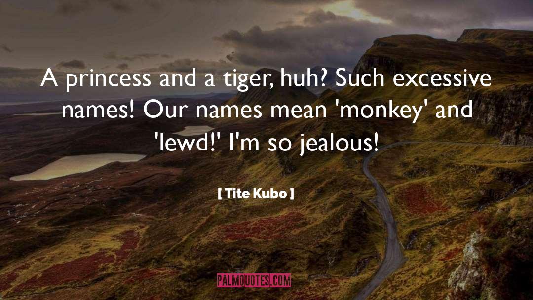 Tite Kubo Quotes: A princess and a tiger,