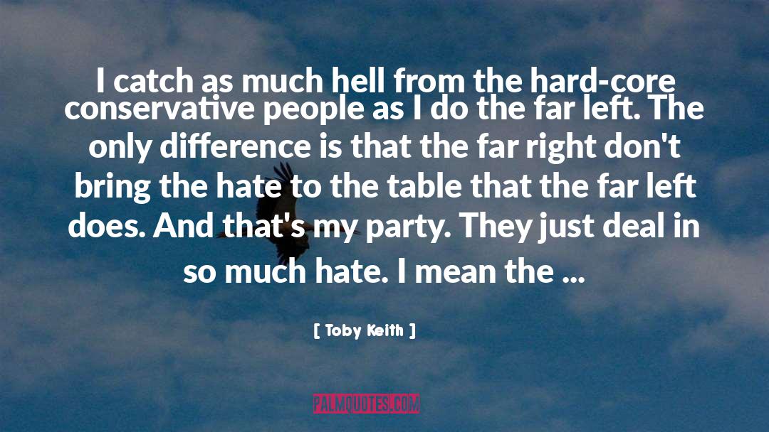 Toby Keith Quotes: I catch as much hell