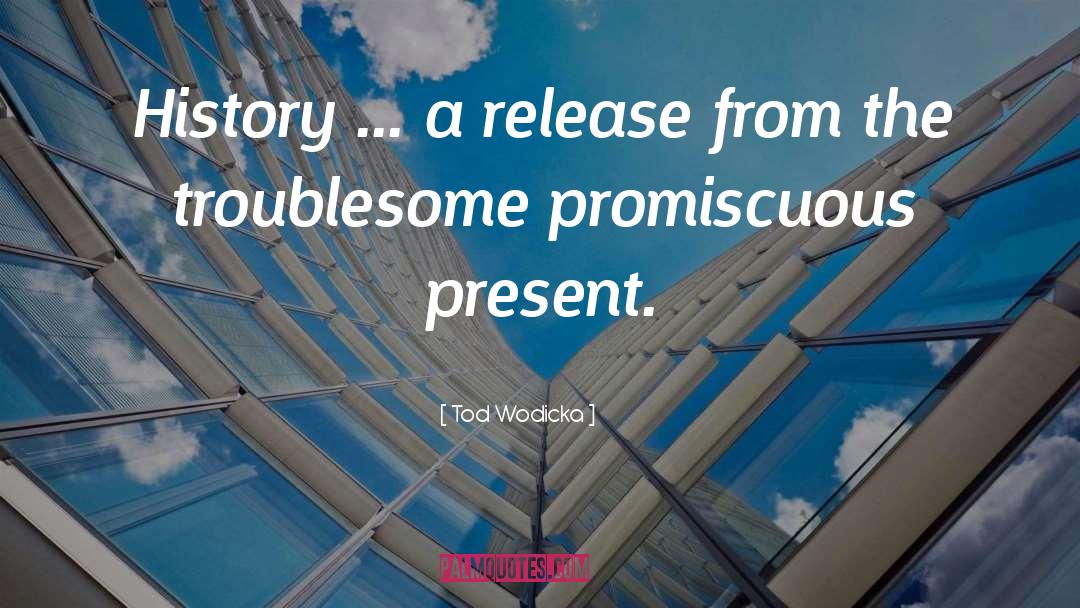 Tod Wodicka Quotes: History ... a release from