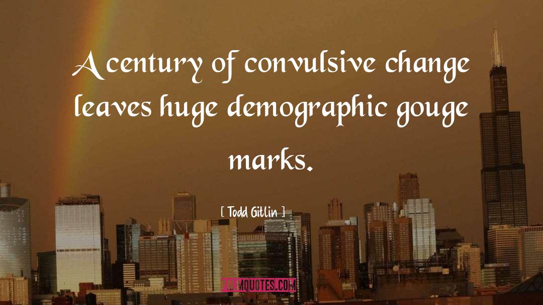 Todd Gitlin Quotes: A century of convulsive change