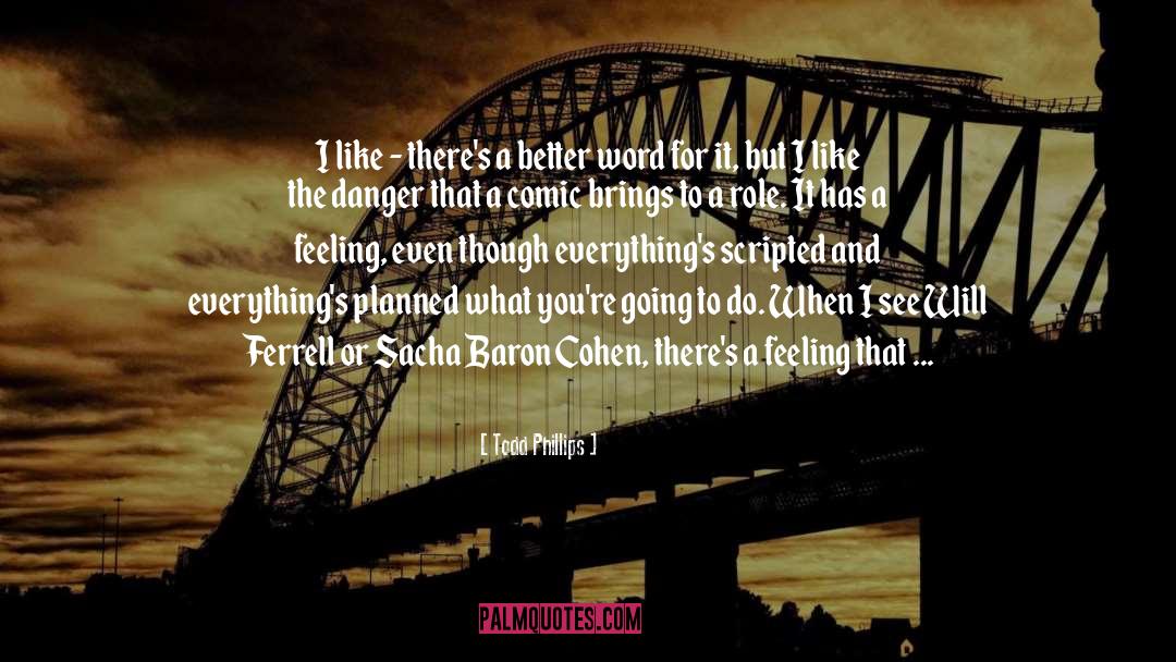Todd Phillips Quotes: I like - there's a