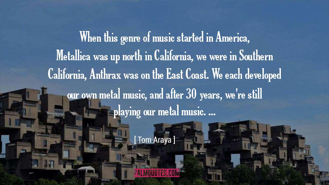 Tom Araya Quotes: When this genre of music