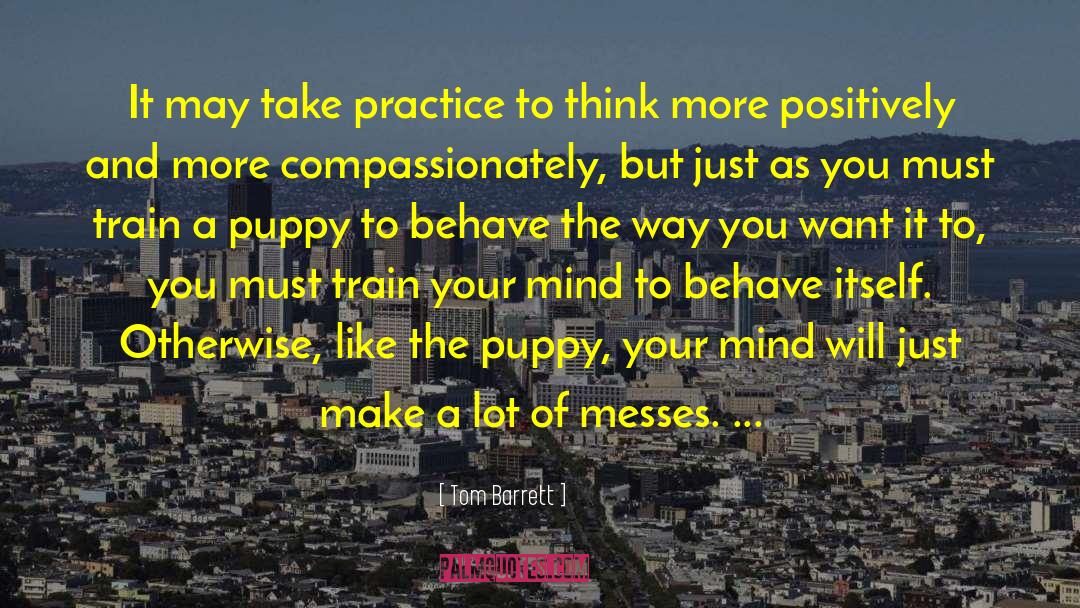 Tom Barrett Quotes: It may take practice to