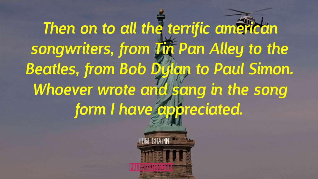 Tom Chapin Quotes: Then on to all the