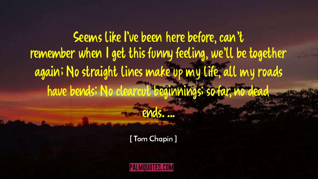 Tom Chapin Quotes: Seems like I've been here