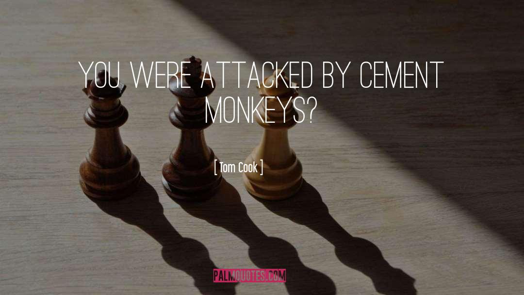 Tom Cook Quotes: you were attacked by cement