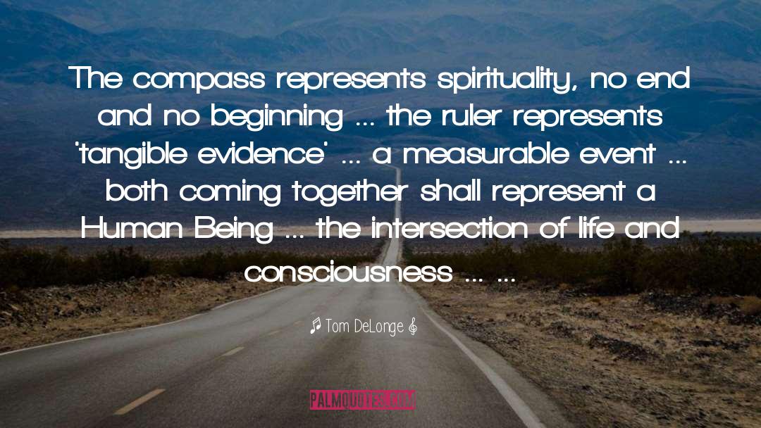 Tom DeLonge Quotes: The compass represents spirituality, no