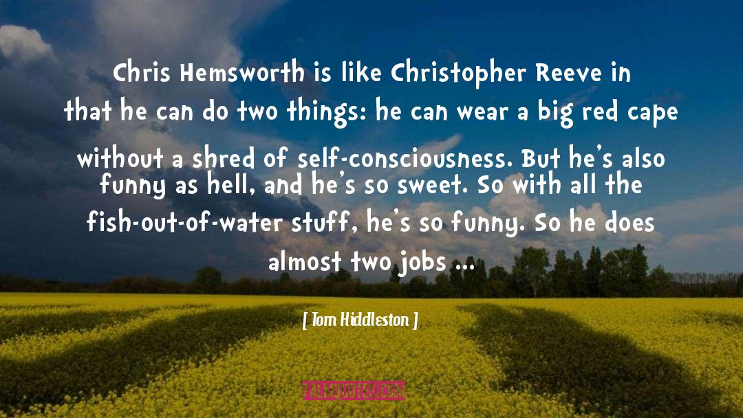 Tom Hiddleston Quotes: Chris Hemsworth is like Christopher