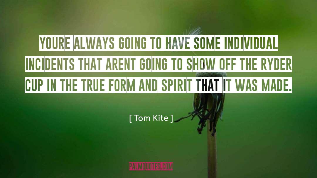 Tom Kite Quotes: Youre always going to have