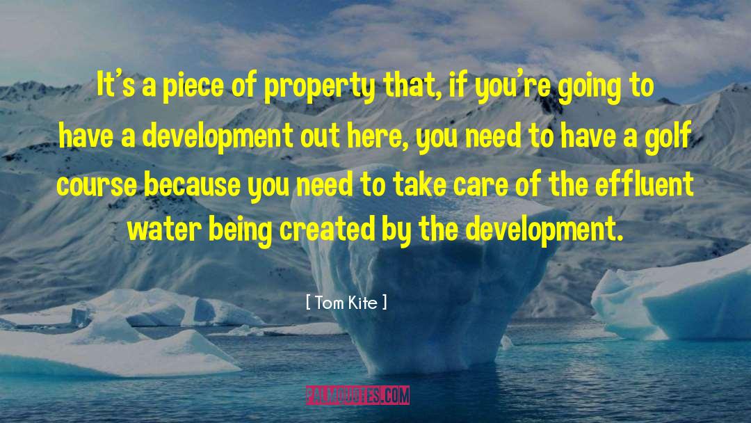Tom Kite Quotes: It's a piece of property