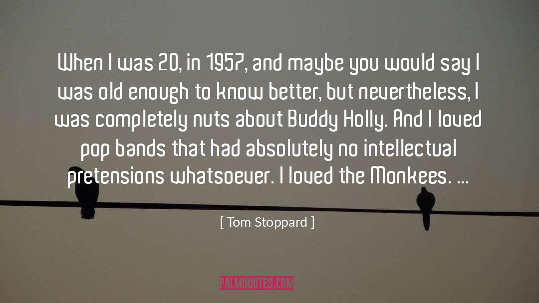 Tom Stoppard Quotes: When I was 20, in