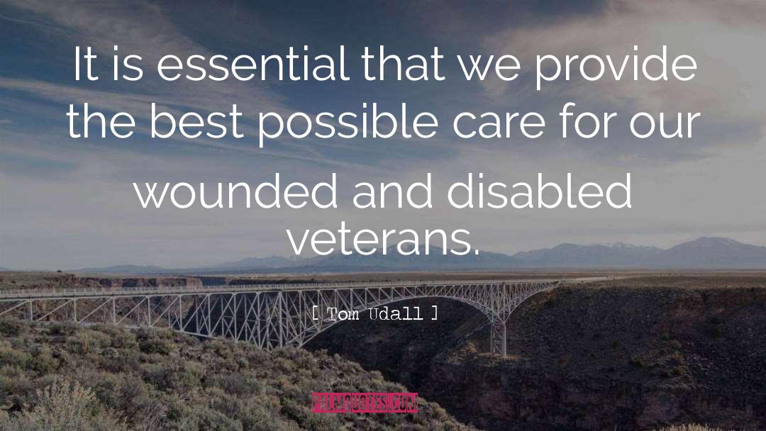 Tom Udall Quotes: It is essential that we