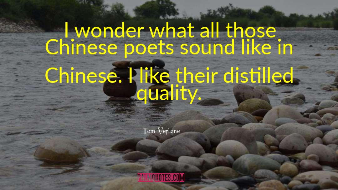 Tom Verlaine Quotes: I wonder what all those