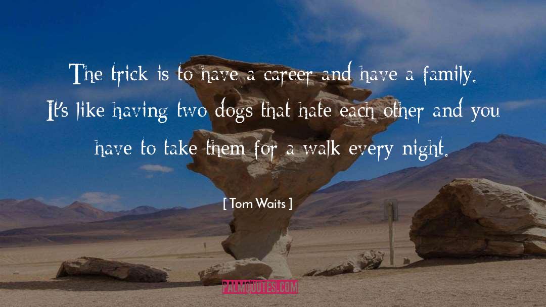 Tom Waits Quotes: The trick is to have