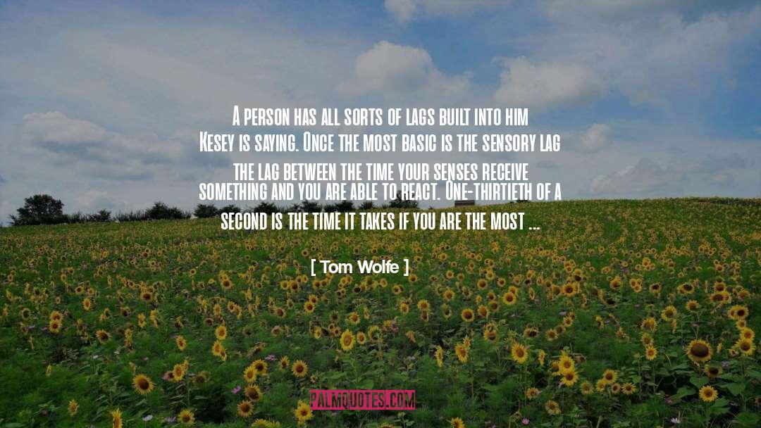 Tom Wolfe Quotes: A person has all sorts